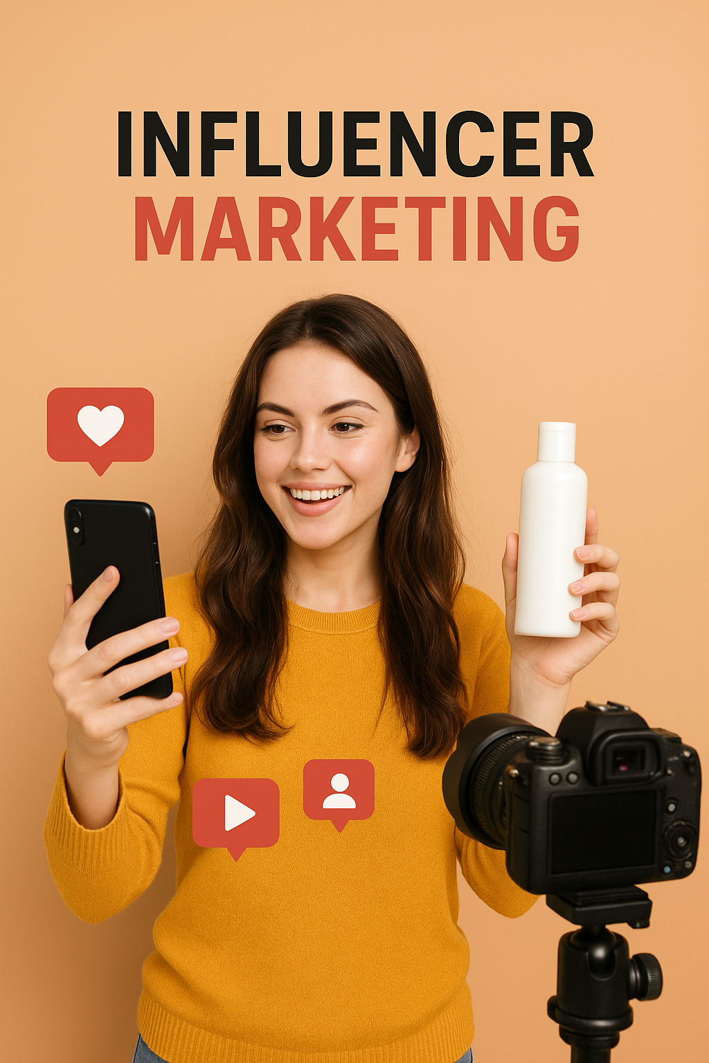 generated influencer marketing image